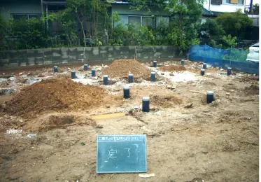 鋼管杭改良法完了